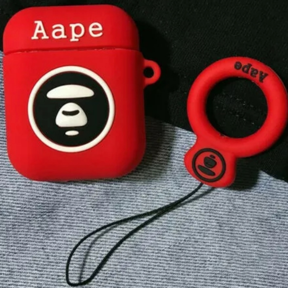 Japan Aape Bape Logo Airpod Case